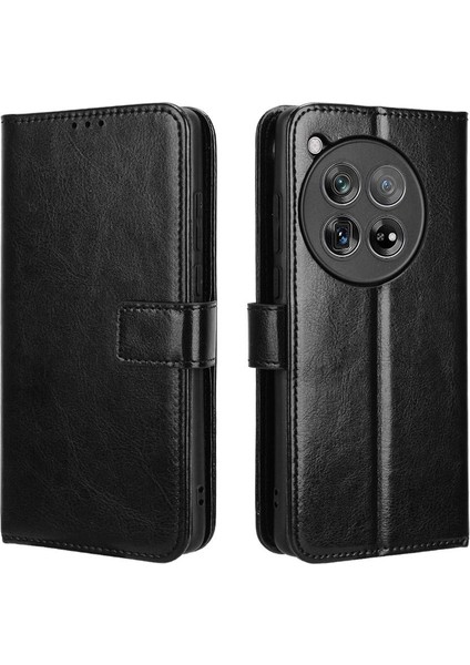 Oneplus 12 Için Kılıf Manyetik Cüzdan Kapak Çevirin Kart Tutucu (Yurt Dışından)