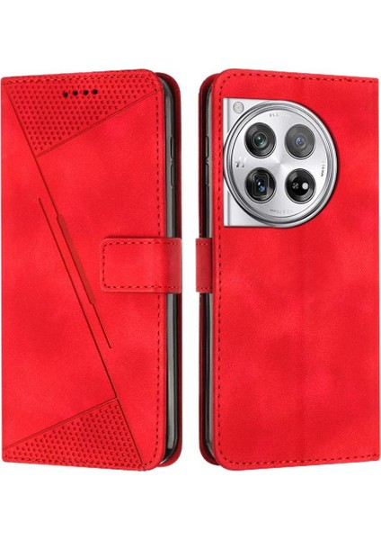Oneplus 12 Için Kılıf 5g Kart Ekleme Pu Deri Yan Toka Tam Flip (Yurt Dışından)
