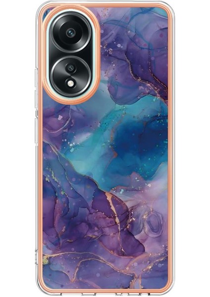 Oppo With 4g Tampon Tpu Silikon Darbeye Dayanıklı Mermer ile Uyumlu (Yurt Dışından) fiyatları