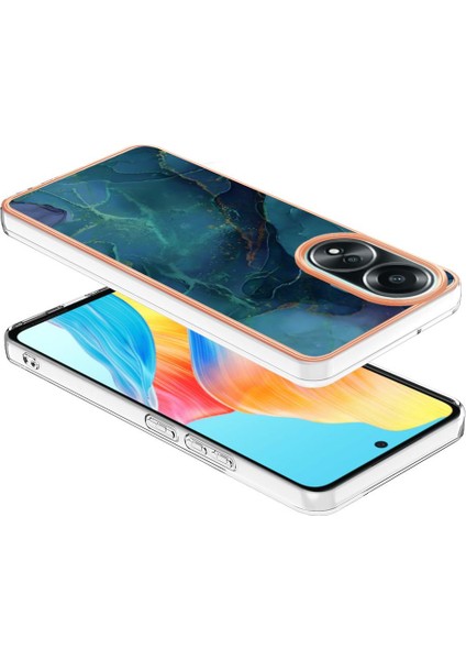 Oppo With 4g Tampon Tpu Silikon Darbeye Dayanıklı Mermer ile Uyumlu (Yurt Dışından) fiyatları
