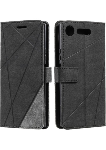 Sony Xperia Xperia Için Kılıf Manyetik Pu Deri Cüzdan Çevirme Folyo Darbeye (Yurt Dışından)