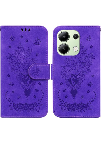 Xiaomi Redmi Not 13 4g Kart Yuvaları Için Kılıf Kickstand Cüzdan Kılıf Kapak Pu (Yurt Dışından)