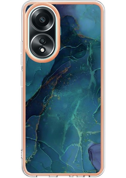 Oppo With 4g Tampon Tpu Silikon Darbeye Dayanıklı Mermer ile Uyumlu (Yurt Dışından) modelleri