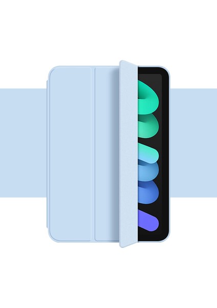 iPad Pro 4. Nesil 11 İnç Uyumlu Smart Cover Kılıf Gökyüzü Mavisi