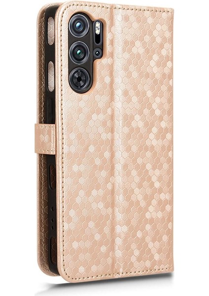 Nubia Kırmızı Sihirli 9 Pro/pro Artı Geometrik Desen Deri Cüzdan Için Kılıf (Yurt Dışından)