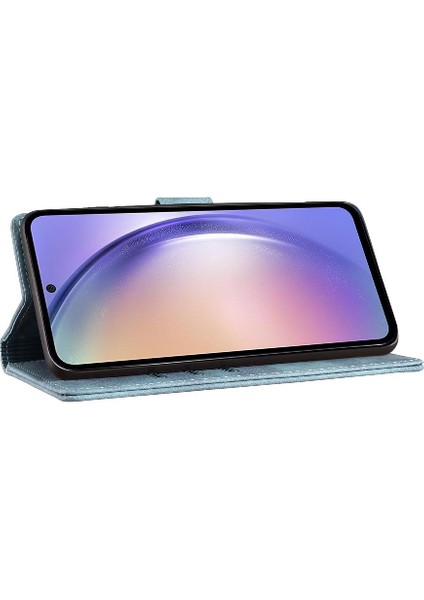 SZY Market Samsung Galaxy Için Kılıf A52S 5g Flip Folio Kart Cep Tutucu Kapak Kedi (Yurt Dışından)