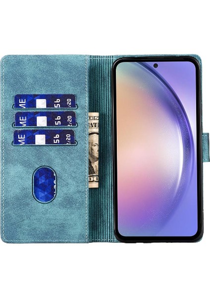 SZY Market Samsung Galaxy Için Kılıf A52S 5g Flip Folio Kart Cep Tutucu Kapak Kedi (Yurt Dışından)