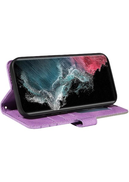 Samsung Galaxy S22 Ultra Kart Yuvası Standı Iki Renkli Pu Flip (Yurt Dışından) indirimleri