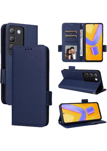 Vivo Y200E 5g Yan Toka Manyetik Cüzdan Kart Yuvaları Tutucu Pu (Yurt Dışından) indirimleri