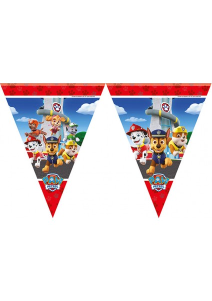 Paw Patrol Üçgen Bayrak Set