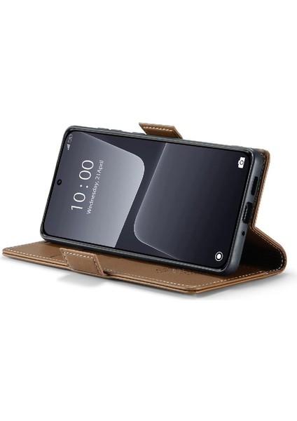 Xiaomi 13 Darbeye Durumda Cüzdan Durumda Anti Dolandırıcılık Kickstand (Yurt Dışından) modelleri