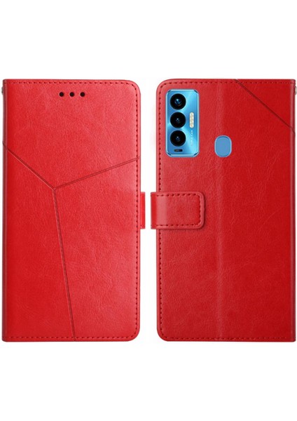 Tecno Camon 18I Telefon Kılıfı Için Kılıf Kapak Kapak Kitap Katlanır Deri Cüzdan (Yurt Dışından)