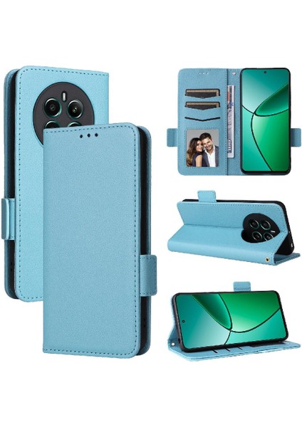 Realme 12 Artı 5g Pu Deri Manyetik Cüzdan Yan Toka Kartı (Yurt Dışından) fiyatları