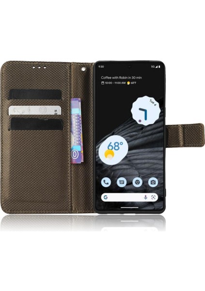 Google Piksel 7 Pro Kapak Için Kılıf Kickstand Manyetik Cüzdan Kart Tutucu (Yurt Dışından) indirimleri