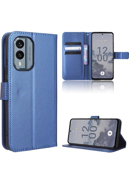 Nokia X30 5g Kapak Kickstand Manyetik Cüzdan Kart Tutucu Için Kılıf (Yurt Dışından)
