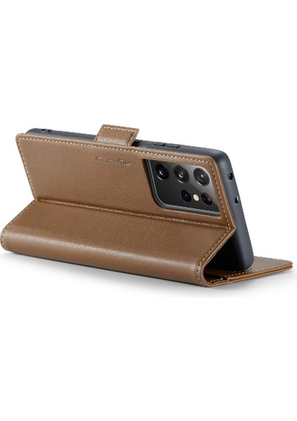 Samsung Galaxy S21 Ultra Kickstand Cüzdan Kılıf Darbeye Dayanıklı (Yurt Dışından) indirimleri