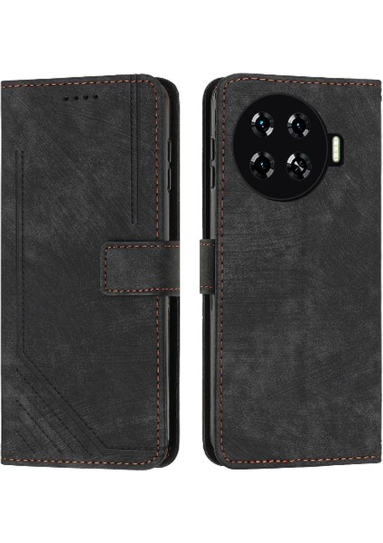 Tecno Spark 20 Pro Için Kılıf Tam Koruma Yan Toka Kartı Ekleme (Yurt Dışından)