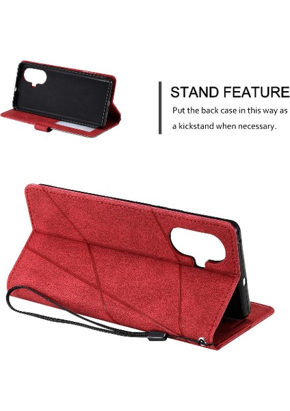 Realme 10 Pro Artı Kart Tutucu Için Kılıf Kickstand Cüzdan Flip Folio Pu (Yurt Dışından)
