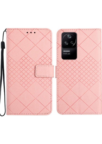 Xiaomi Poco F4 Için Flip Case 5g Elmas Kabartmalı Kart Yuvası Standı Manyetik (Yurt Dışından)