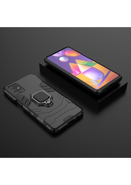 Samsung Galaxy M31S Kickstand Askeri Damla Koruma Darbeye (Yurt Dışından) modelleri