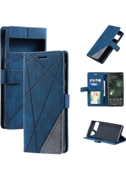 Google Piksel 7 Pro Kart Tutucu Için Kılıf Kickstand Cüzdan Flip Folio Pu (Yurt Dışından)