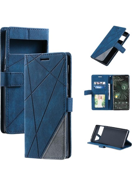 Google Piksel 7 Pro Kart Tutucu Için Kılıf Kickstand Cüzdan Flip Folio Pu (Yurt Dışından)