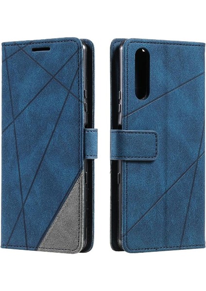 Sony Xperia 1V 2023 Için Manyetik Kart Tutucu Kickstand Pu Deri Kılıf (Yurt Dışından)