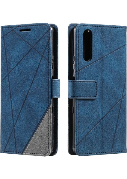 Sony Xperia 1V 2023 Için Manyetik Kart Tutucu Kickstand Pu Deri Kılıf (Yurt Dışından)