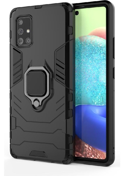Samsung Galaxy A71 5g Darbeye Kapak Için Kılıf 360 &deg; Dönen Halka Askeri (Yurt Dışından)