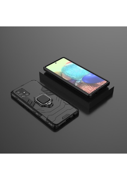 Samsung Galaxy A71 5g Darbeye Kapak Için Kılıf 360 &deg; Dönen Halka Askeri (Yurt Dışından) fırsatları