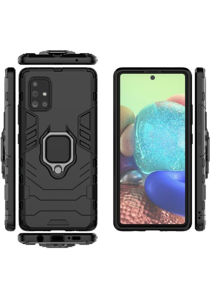 Samsung Galaxy A71 5g Darbeye Kapak Için Kılıf 360 &deg; Dönen Halka Askeri (Yurt Dışından) indirimleri