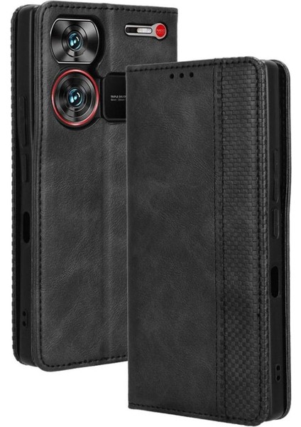 Zte Nubia Z60 Ultra Pu Deri Manyetik Kapatma Cüzdan (Yurt Dışından)