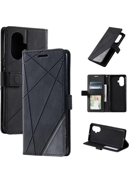 Realme 10 Pro Artı Kart Tutucu Için Kılıf Kickstand Cüzdan Flip Folio Pu (Yurt Dışından)