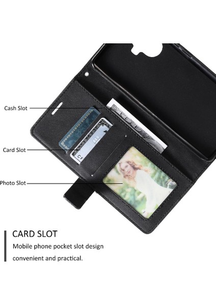 Realme 10 Pro Artı Kart Tutucu Için Kılıf Kickstand Cüzdan Flip Folio Pu (Yurt Dışından)