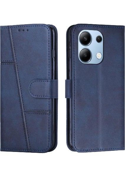 Xiaomi Redmi Için Not 13 4g Yan Toka Pu Deri Darbeye Çevir (Yurt Dışından)
