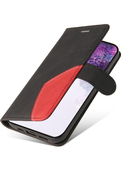 Samsung Galaxy S20 Artı Kart Yuvası Standı ile Iki Renkli Dikiş (Yurt Dışından)