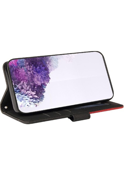Samsung Galaxy S20 Artı Kart Yuvası Standı ile Iki Renkli Dikiş (Yurt Dışından)