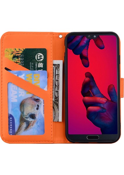 SZY Market Huawei P20 Pro Flip Kapak Için Flip Case Basit Iş Cüzdan Darbeye (Yurt Dışından)