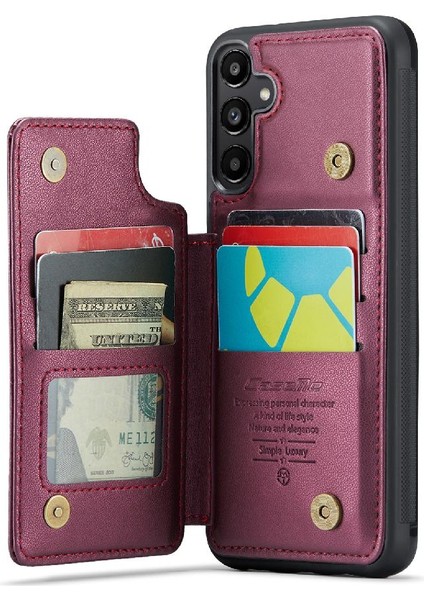 Samsung Galaxy A35 5g Pu Deri Ince Darbeye Dayanıklı Caseme Cüzdan Kılıf (Yurt Dışından) indirimleri