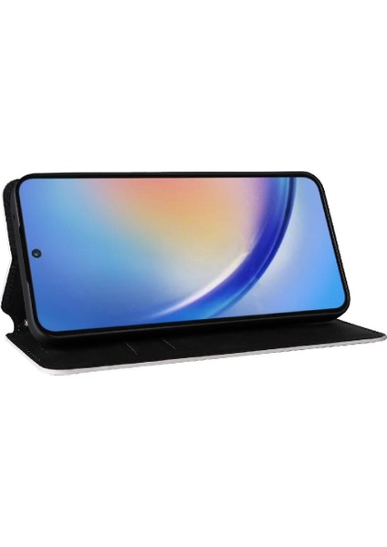 Samsung Galaxy A35 5g Kart Yuvaları Tutucu Manyetik Kapatma Pu 3D (Yurt Dışından)