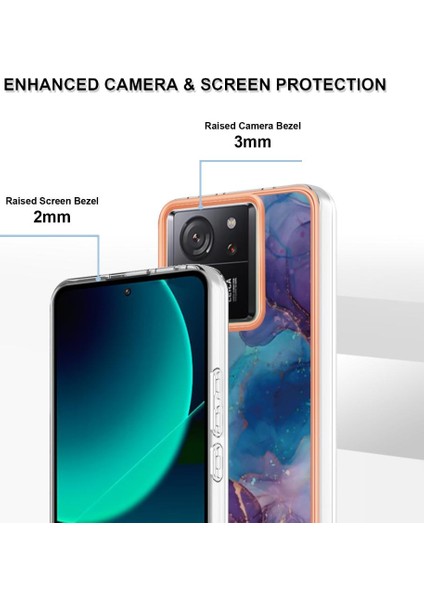 Xiaomi 13T/13T Pro 5g Tampon Mermer Silikon Tpu Darbeye ile Uyumlu (Yurt Dışından) fırsatları
