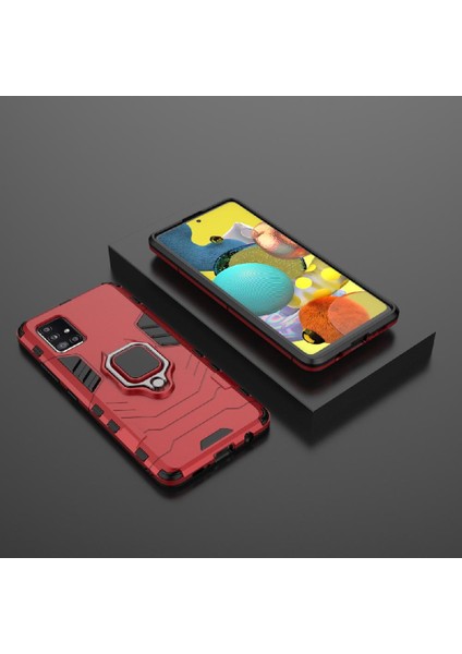 Samsung Galaxy A51 5g Darbeye Kapak Kickstand Askeri Damla (Yurt Dışından) fiyatları