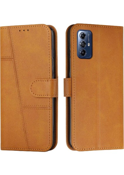 Motorola Moto G Oynamak Için Kılıf 4g 2024 Darbeye Kapak Çevirin Kart Tam Pu (Yurt Dışından)