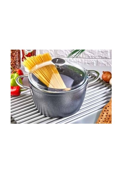 Granit Ezme Derin Tencere 20 cm
