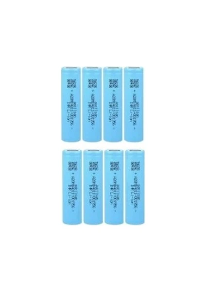 INR18650A28 3.7V 2900 mah 25A Discharge Şarjlı Li Ion Pil 8 Adet Set