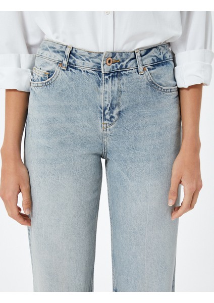 Uzun Düz Paça Kot Pantolon Cepli - Nora Longer Straight Jeans indirimleri