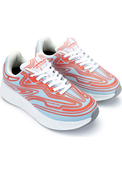 Kadın Tekstil Mavi/mercan Sneakers & Spor Ayakkabı 1001 REX001 Bn Ayk Y24 Water/coral fiyatları