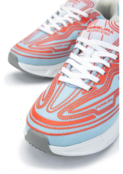 Kadın Tekstil Mavi/mercan Sneakers & Spor Ayakkabı 1001 REX001 Bn Ayk Y24 Water/coral modelleri