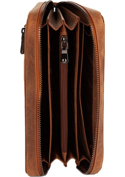 Hakiki Deri Portföy Cüzdanı Crazy Taba BC419-11 modelleri