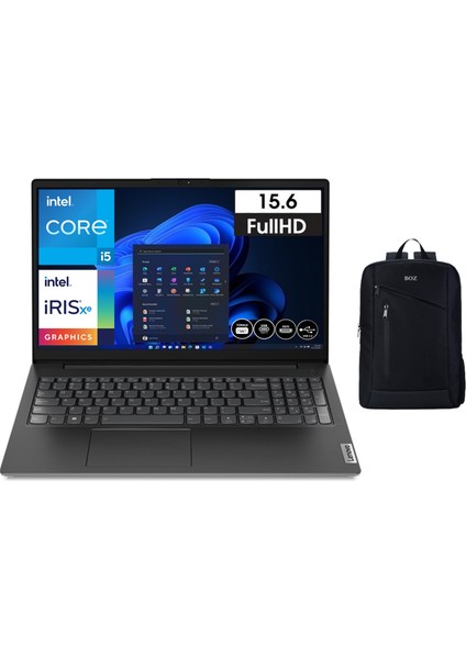 V15 G3 Intel Core I5 1235U 16GB 2tb SSD 15.6" Fhd Windows 11 Pro Taşınabilir Bilgisayar + Boz Çanta